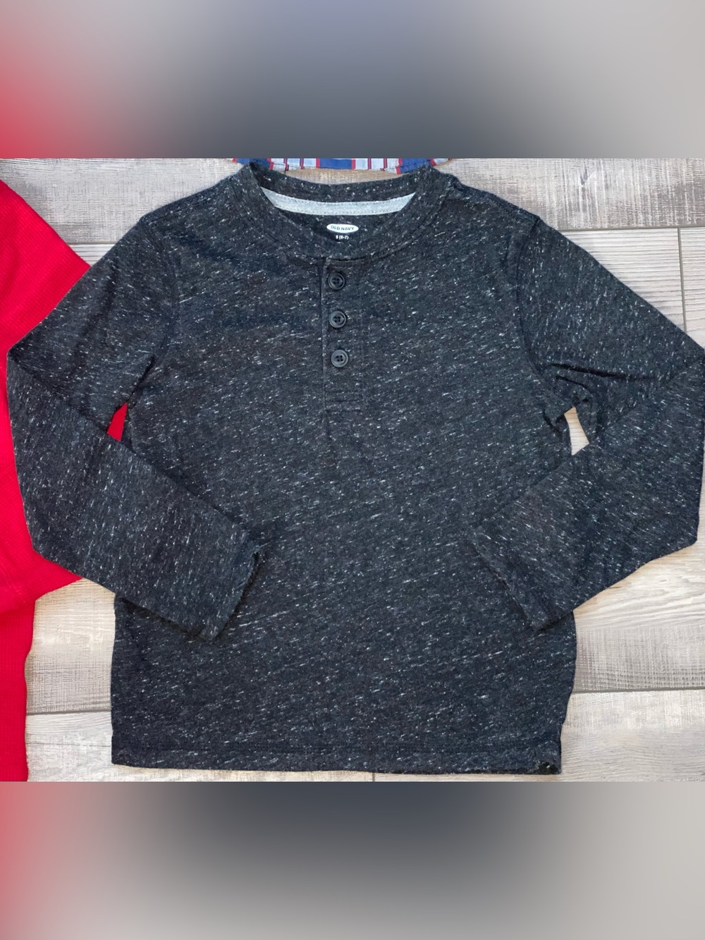 🍂 Boy’s Long Sleeve Fall Winter Shirts Sweater Tops Clothing Bundle Lot Size 6/7 - Picture 10 of 10